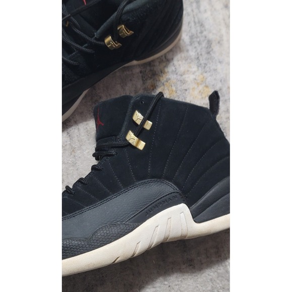 Nike Men\'s Air Jordan 12 Retro‎ Reverse Taxi Black White 130690-017 Size 9 main image 6